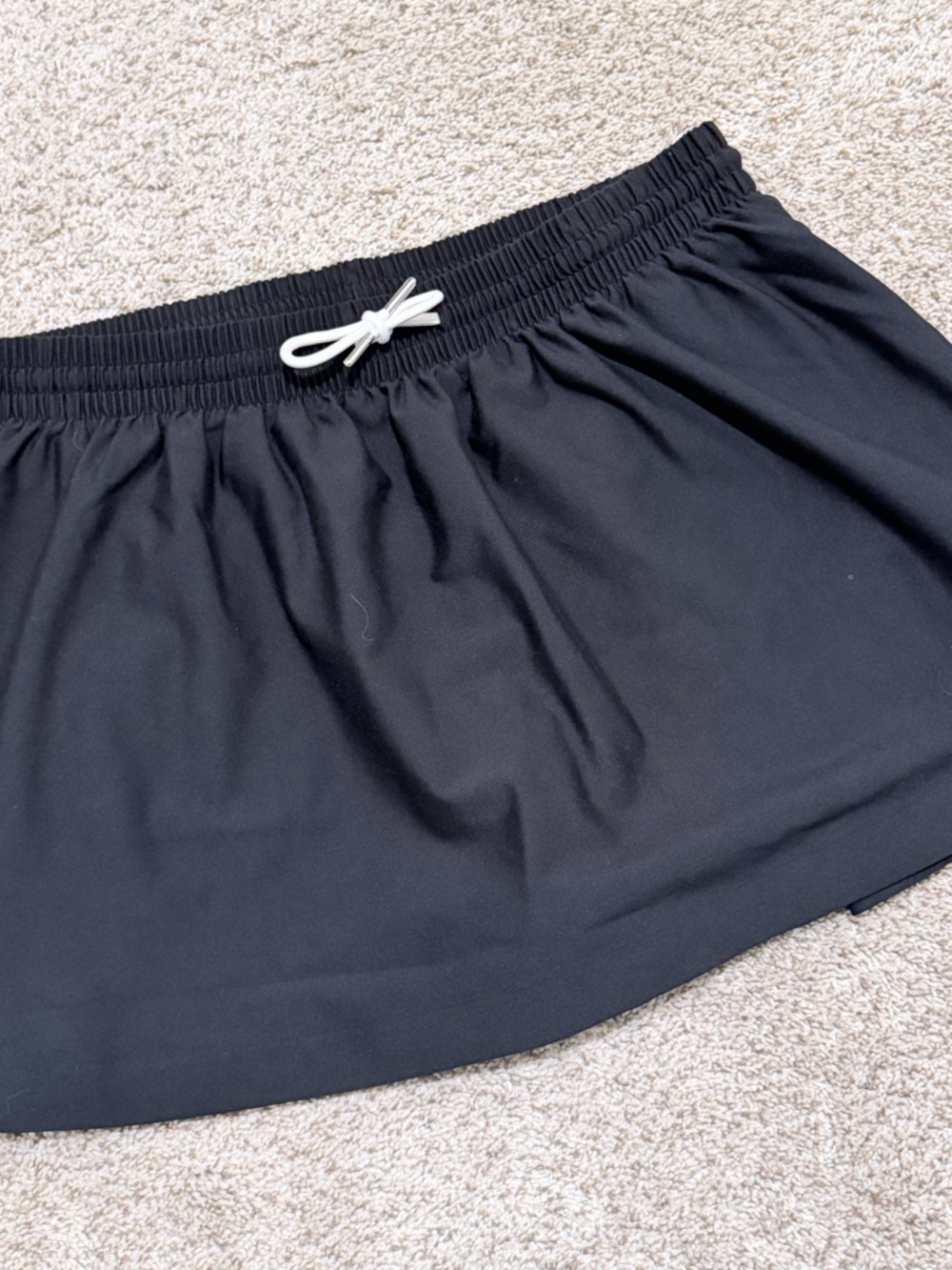 NWT Abercrombie & Fitch YPB Black Skirt/Skort with Drawstring